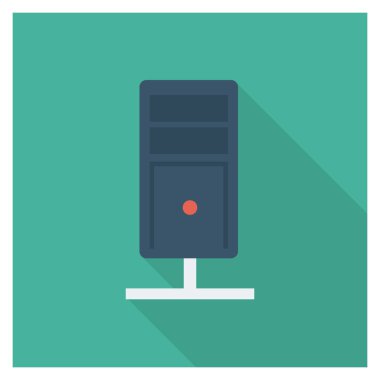 Veritabanı için düz simgeler sunuluyor