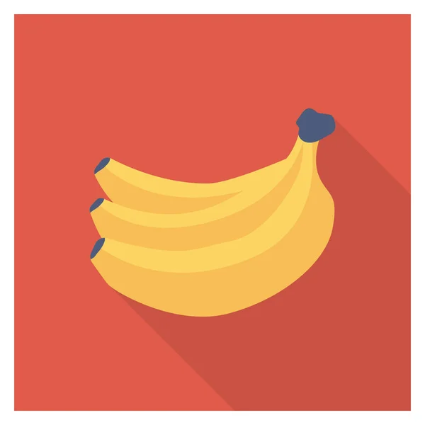 Health Fitness Flat Icon Fruit Food — 스톡 벡터