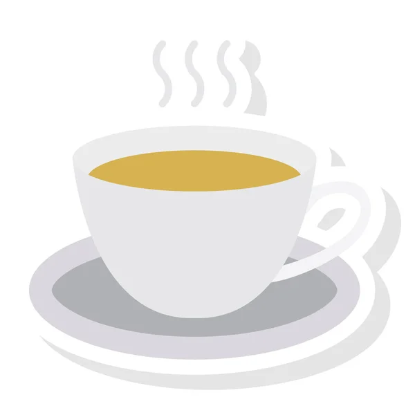 Business Management Iconos Planos Para Café Taza — Archivo Imágenes Vectoriales