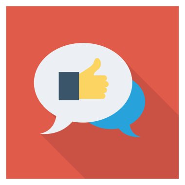 İnsan Kaynakları Düz simgesi, başparmak simgesi 