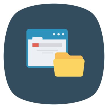 Ağ paylaşımı için düz simgeler sunuluyor