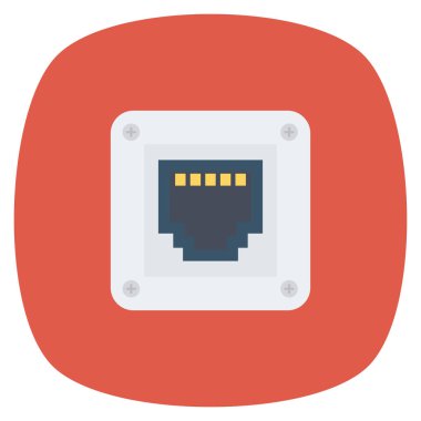 Ağ paylaşımı için düz simgeler sunuluyor