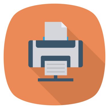 Düz Meydan Yuvarlak Gölgeli Simgeye Sunucu. 