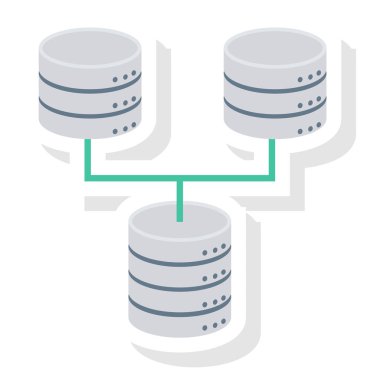 Düz simge, vektör illüstrasyonu sunuluyor. 