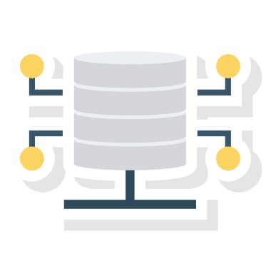 Düz simge, vektör illüstrasyonu sunuluyor. 