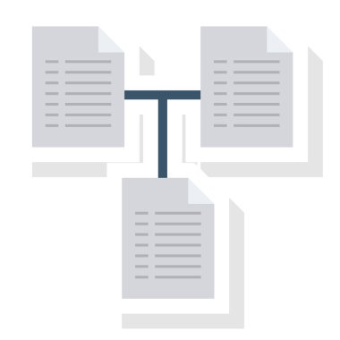 Düz simge, vektör illüstrasyonu sunuluyor. 