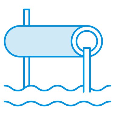 Okyanus ve Deniz Hattı Ayrıntılı simge. 