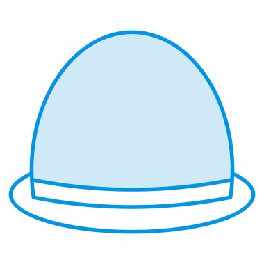 Şapka simgesi vektör illüstrasyonu 