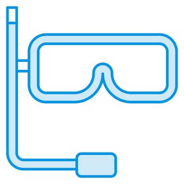 maske simgesi vektör illüstrasyonu 