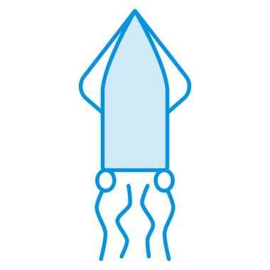 Kalamar simge vektör çizim 