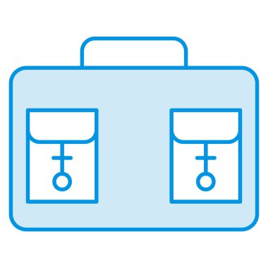 Bavul için okyanus ve deniz çizgisi simgesi