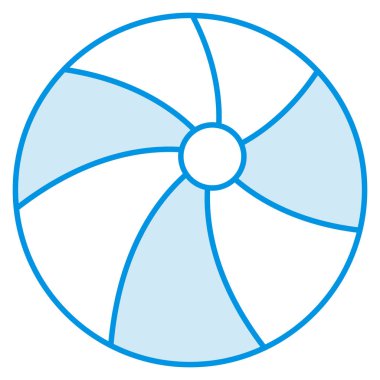 Top için okyanus ve deniz çizgisi simgesi