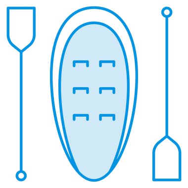 Tekne için okyanus ve deniz çizgisi simgesi