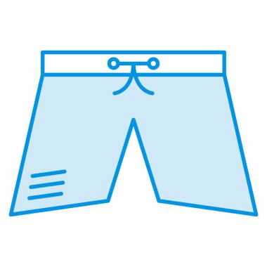 iç çamaşırı şort bez vektör çizim 