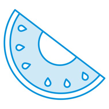 Okyanus ve Deniz Çizgisi simgesi, karpuz 