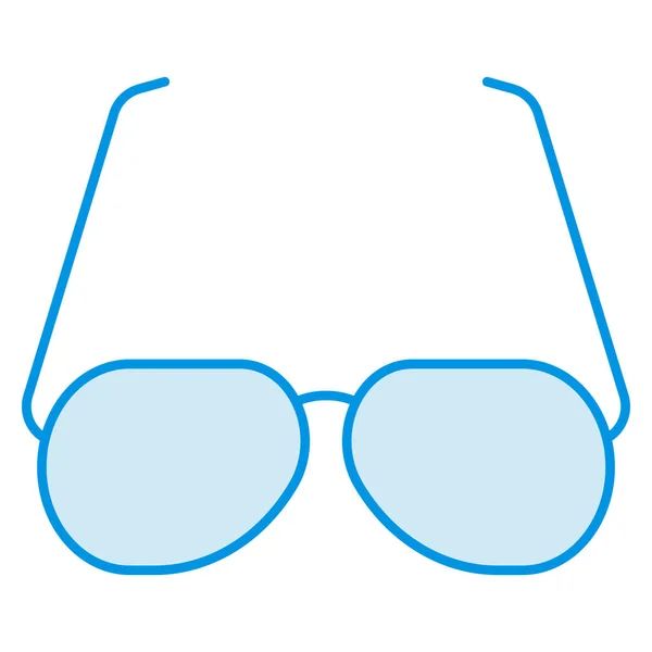 Household Device Flat Icon Goggles Eyewear — Stock Vector