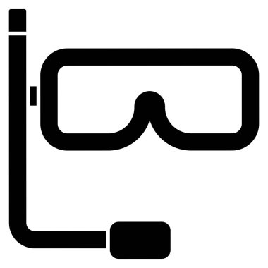 maske simgesi vektör illüstrasyonu 