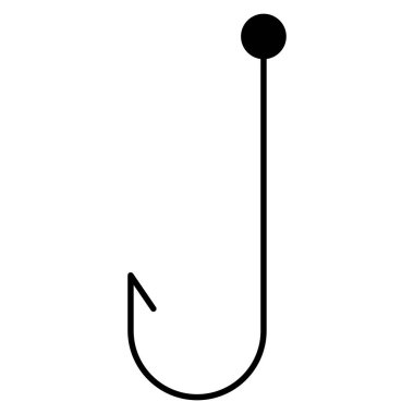 balık kancası vektör illüstrasyonu 