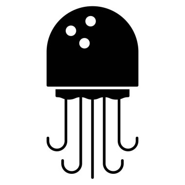 Okyanus ve Deniz Hattı ikonu. denizanası 