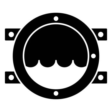 Okyanus ve Deniz Çizgisi simgesi, pencere penceresi