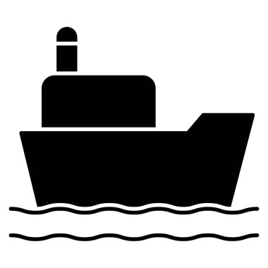 Yat Tekne web vektör simgesi