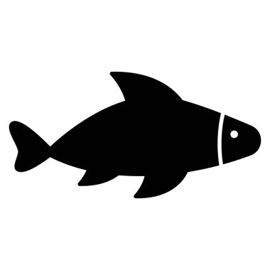 Balıklar için okyanus ve deniz çizgisi simgesi 