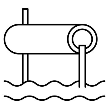 Okyanus ve Deniz Hattı Ayrıntılı simge. 