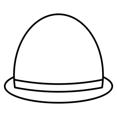 Şapka simgesi vektör illüstrasyonu 