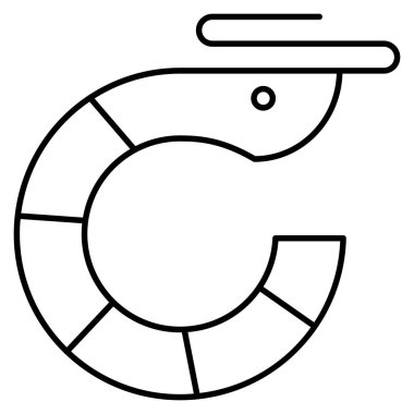 Okyanus ve Deniz Çizgisi simgesi, karides