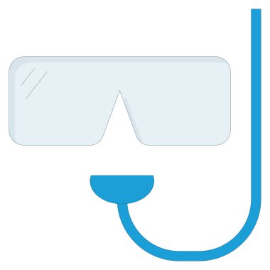 dalış maskesi ağ vektör simgesi