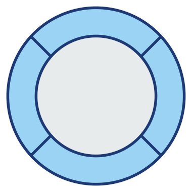 Okyanus ve Deniz Hattı ikonu, can simidi