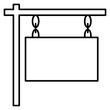Okyanus ve Deniz Hattı Ayrıntılı simge. imzala 