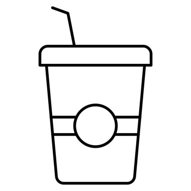 Okyanus ve Deniz Çizgisi ikonu, kahve