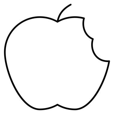 Meyve ve ve yiyecek için saglikli yasam simgesi 