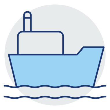 Yat Tekne web vektör simgesi