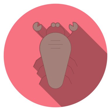 Okyanus ve Deniz Çizgisi simgesi, yengeç 