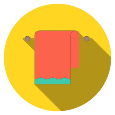 Havlu için okyanus ve deniz çizgisi simgesi 