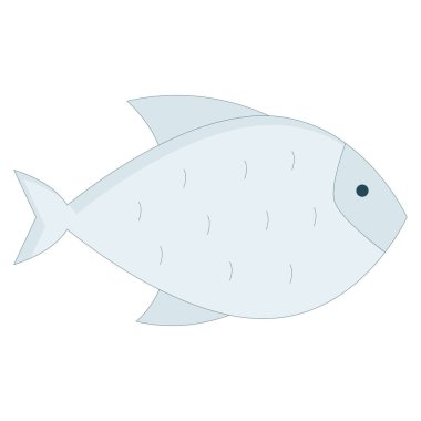 Balıklar için okyanus ve deniz çizgisi simgesi 