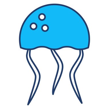 Balık kabuğu ve deniz ürünleri için okyanus ve deniz hattı simgeleri 