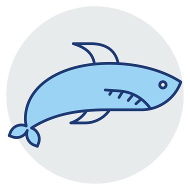 Okyanus ve Deniz Çizgisi simgesi, köpekbalığı 