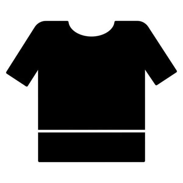 Ocean Sea Line Icoon Shirt — Stockvector