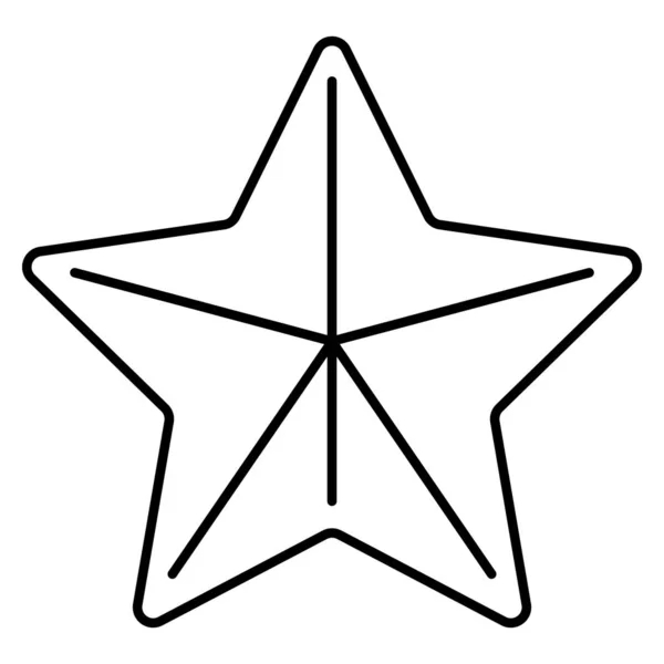 Odznak Hvězda Úspěchem Vektorové Ilustrace — Stockový vektor