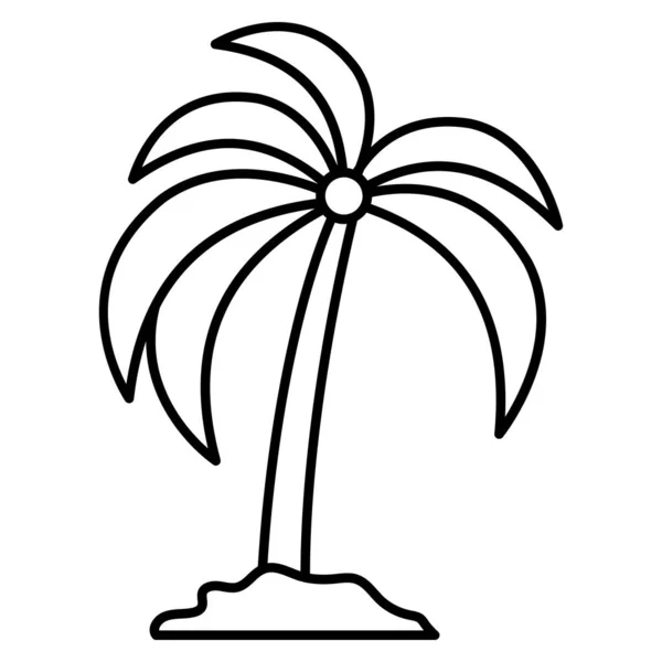 Векторная Иллюстрация Пальмы — стоковый вектор