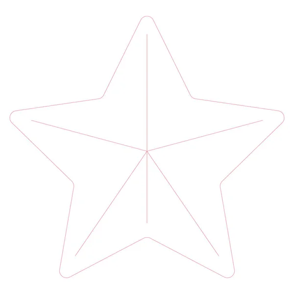 Star Badge Achievement Vector Illustration — Stock Vector