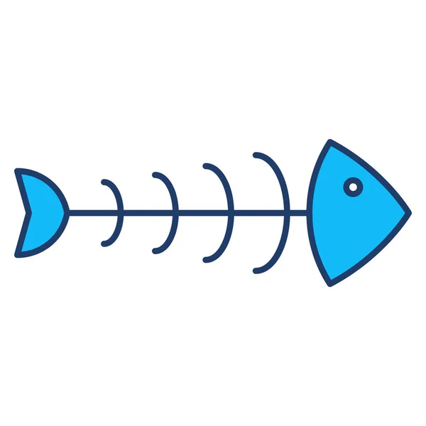 Ікона Ocean Sea Line Риба — стоковий вектор