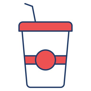 Okyanus ve Deniz Çizgisi ikonu, kahve