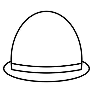 Şapka simgesi vektör illüstrasyonu 