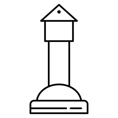 Okyanus ve deniz hattı simgeleri, deniz feneri 