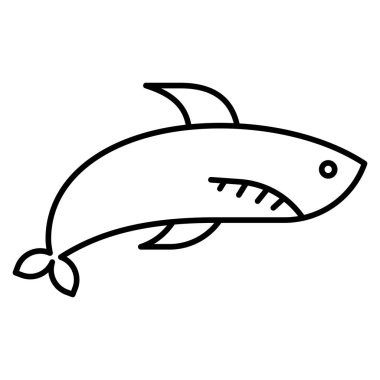Okyanus ve Deniz Çizgisi simgesi, köpekbalığı 