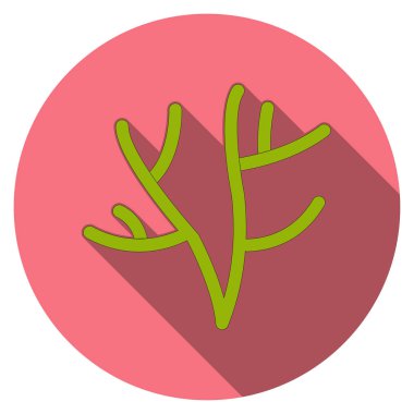 Okyanus ve Deniz Hattı Ayrıntılı simge. bitki